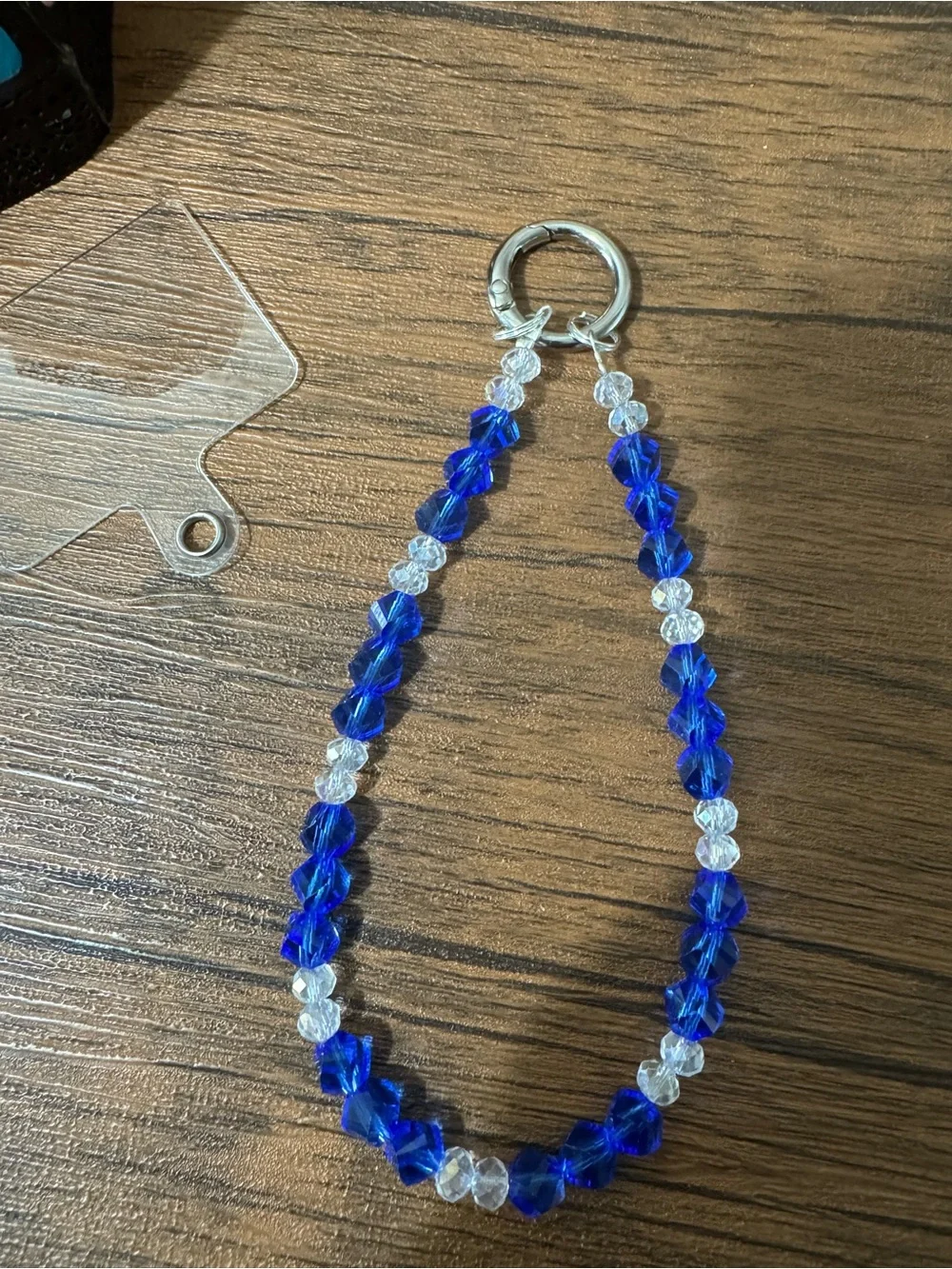 Bling Bling Crystal and Blue Phone/Key/Bag Chain #P1075